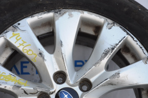 Wheel disk R17 Subaru Legacy 15-17 curb, rubbed