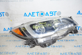 Headlight front right Subaru Legacy 15-17 dorest halogen, black reflector, scratch