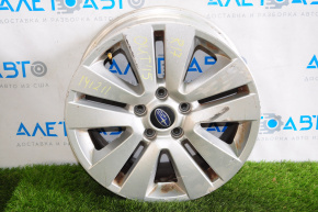 Wheel disk R17 Subaru Outback 15-16 curb