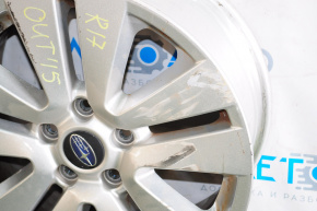 Wheel disk R17 Subaru Outback 15-16 curb