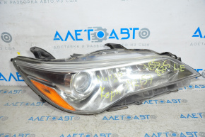 Headlight front right Toyota Camry v55 15-17 goal usa LE\XLE halogen broken corpus dangling lens