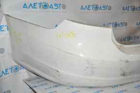 Bare rear bumper VW Passat b7 12-15 USA white, torn, pressed