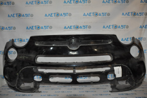 Front bumper bare Fiat 500L 14-17 Trekking black