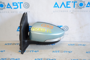 Left side mirror complete Ford Escape MK3 13-16 gray, with turn signal, heated, 12 pins