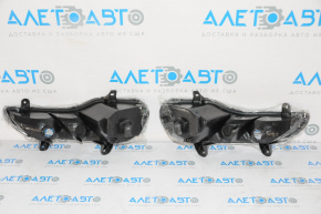 Turn signal 2pcs pair Ford Escape MK3 13-16 prerest white with fog lights for 2 lamps