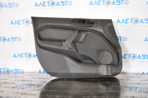 Door trim card front left Ford Fiesta 11-19 black plastic