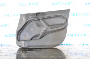 Door trim card front right Ford Fiesta 11-19 black plastic