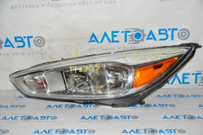 Headlight front left naked Ford Focus mk3 15-18 rest halogen light
