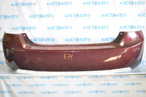 Rear bumper bare Honda Accord 13-15 red