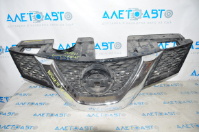 Radiator grill grill Nissan Rogue 14-16 under the camera without emblem
