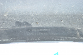 Rear bumper bare Nissan Versa 15-18 usa rest graphite