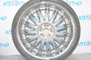 Wheel rim R22 5x114.3 Subaru b10 Tribeca curb