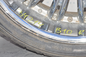 Wheel rim R22 5x114.3 Subaru b10 Tribeca curb