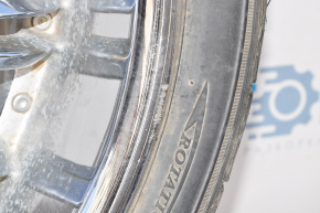 Wheel rim R22 5x114.3 Subaru b10 Tribeca curb