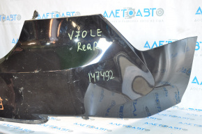 Rear bumper bare Toyota Camry v70 18-24 L/LE/XLE without parking sensors black