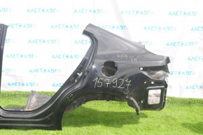 Quarter wing rear left Acura ILX 13-18 black, small bumps, on the body