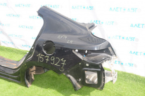 Quarter wing rear left Acura ILX 13-18 black, small bumps, on the body