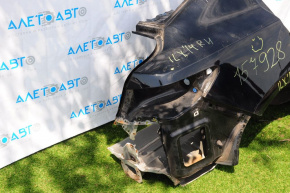 Quarter wing rear right Acura ILX 13-18 black, small pokes