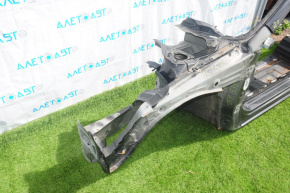 Front left quarter Acura ILX 13-15 black, pre-restoration, on the body