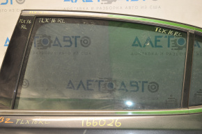 Rear left door glass Acura TLX 15-