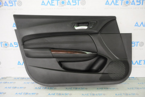 Door trim card front left Acura TLX 15-17 black