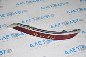 Reflector rear left Acura TLX 15- with chrome