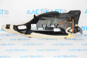 Airbag rear left seat Cadillac CTS 14-19 leather beige