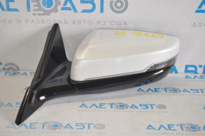 Left side mirror assembly Cadillac CTS 16-20 14 pins, BSM, auto-dimming, turn signal, white