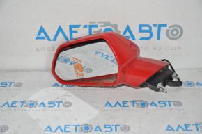Left side mirror assembly Chevrolet Camaro 16- 3 pins, red