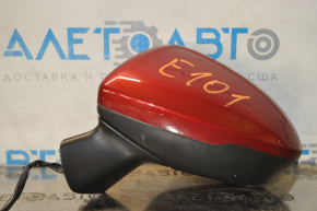 Left side mirror assembly Chevrolet Cruze 16- 5 pins, red,
