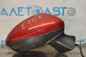 Side mirror right assembly Chevrolet Cruze 16- 5 pins, red