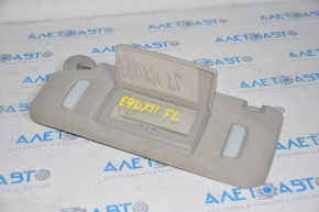 Left visor Chevrolet Equinox 10-17 gray