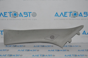 Front pillar trim left Chevrolet Equinox 10-17 gray under tweeter