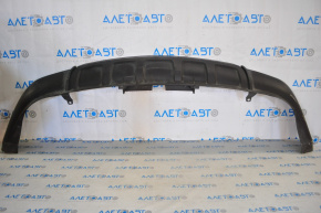 Rear bumper lip Chevrolet Equinox 10-15 prerest for one pipe