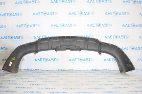 Rear bumper lip Chevrolet Equinox 10-15 prerest for one pipe