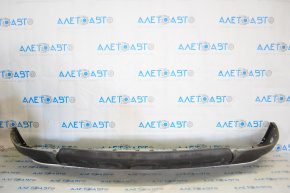 Rear bumper lip Chevrolet Equinox 10-15 prerest for one pipe