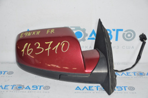 Side mirror right assembly Chevrolet Equinox 10-14 5 pins, heated, red
