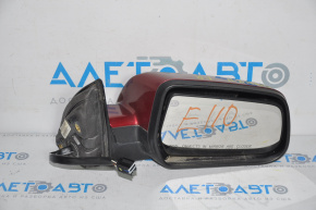 Side mirror right assembly Chevrolet Equinox 10-14 5 pins, heated, red