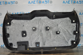 Lower tailgate trim Chevrolet Equinox 10-17 black, scratches, without plug