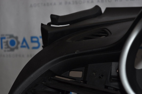 Torpedo front panel without AIRBAG Chevrolet Malibu 16-18 black, scratches, broken fasteners