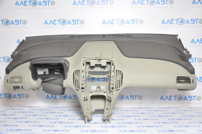 Torpedo front panel without AIRBAG Chevrolet Volt 11-15 light gray with pad on pillow, scratch