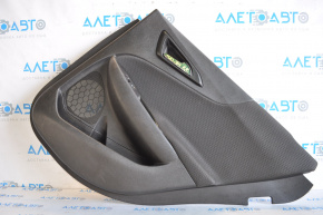Door trim card rear right Chrysler 200 11-14 black