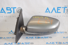 Left side mirror assembly Chrysler 200 11-14 5 pins, heated, gray, scuffs