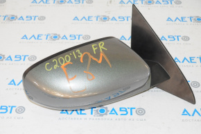 Side mirror right assembly Chrysler 200 11-14 5 pins, heated, gray