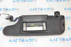 Left visor Dodge Challenger 15-16 rest black, without hook