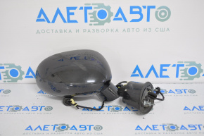Right side mirror assembly Dodge Challenger 15-19 rest 5 pins, heated, black, broken mount
