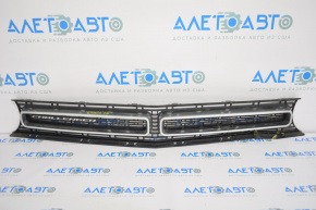 Radiator grill with frame Dodge Challenger 15-23 rest chrome, without emblem, broken
