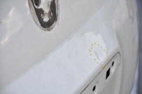 Trunk door bare Fiat 500 12-17 white KW3 dents, rust