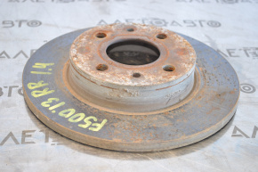 Brake disc rear right Fiat 500 12-19