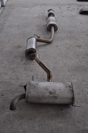 Exhaust line middle part Ford C-max MK2 13-18 with catalytic converter and barrel